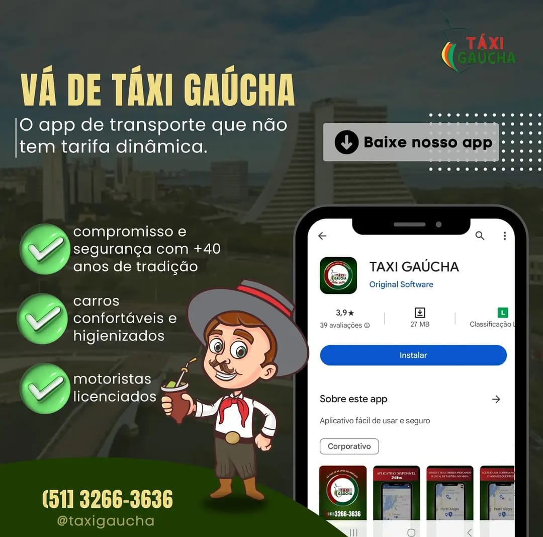Aplicativo Táxi Gaúcha